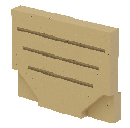 3688000000201 Kopplaat Begin/Einde